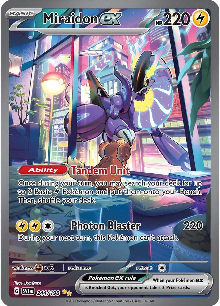 Miraidon ex (244/198) [Scarlet & Violet: Base Set] | Infinity Cards & Collectibles