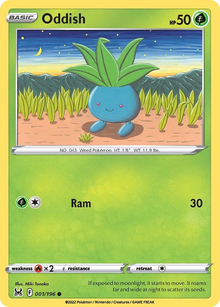 Oddish (001/196) [Sword & Shield: Lost Origin] | Infinity Cards & Collectibles