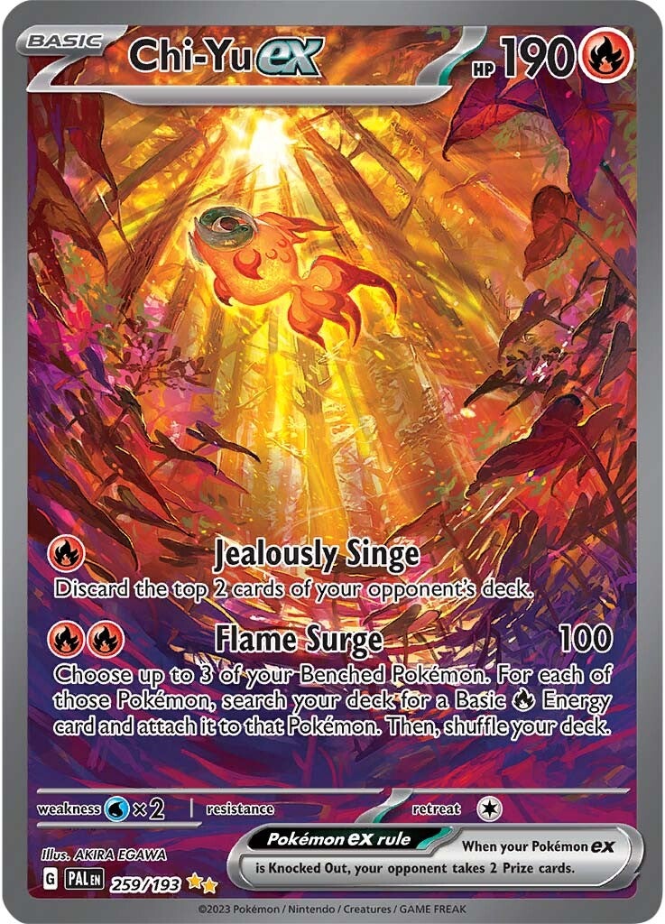 Chi-Yu ex (259/193) [Scarlet & Violet: Paldea Evolved] | Infinity Cards & Collectibles