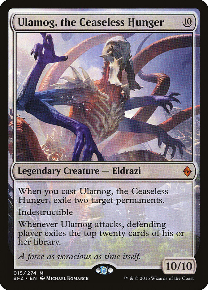 Ulamog, the Ceaseless Hunger [Battle for Zendikar] | Infinity Cards & Collectibles