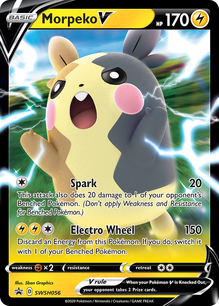 Morpeko V (SWSH056) [Sword & Shield: Black Star Promos] | Infinity Cards & Collectibles