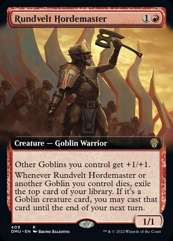 Rundvelt Hordemaster (Extended Art) [Dominaria United] | Infinity Cards & Collectibles