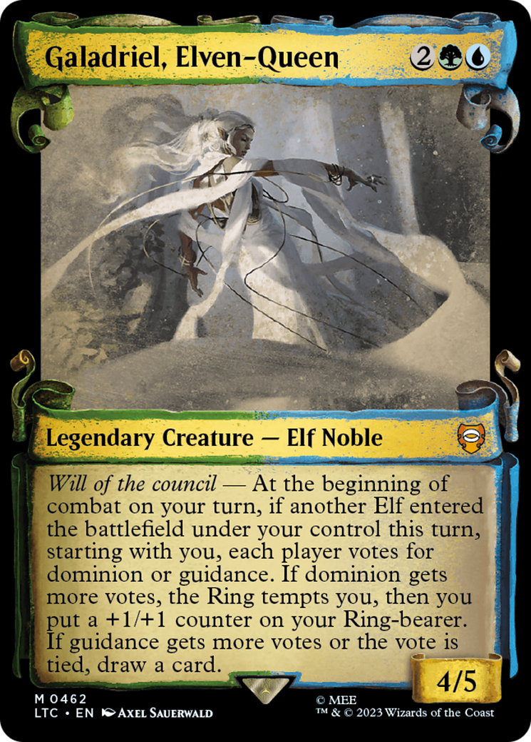 Galadriel, Elven-Queen [The Lord of the Rings: Tales of Middle-Earth Commander Showcase Scrolls] | Infinity Cards & Collectibles