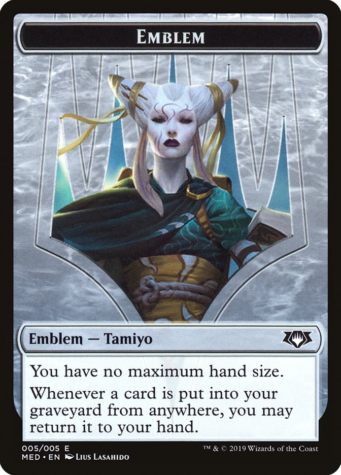 Tamiyo, the Moon Sage Emblem [Mythic Edition Tokens] | Infinity Cards & Collectibles