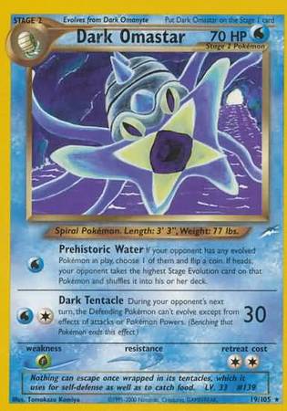 Dark Omastar (19/105) [Neo Destiny Unlimited] | Infinity Cards & Collectibles