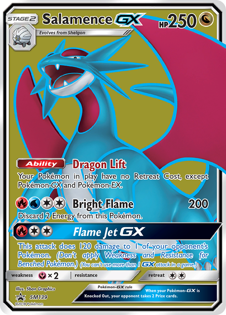 Salamence GX (SM139) [Sun & Moon: Black Star Promos] | Infinity Cards & Collectibles