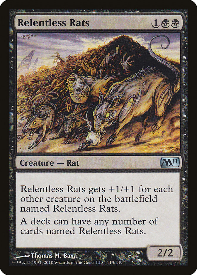 Relentless Rats [Magic 2011] | Infinity Cards & Collectibles
