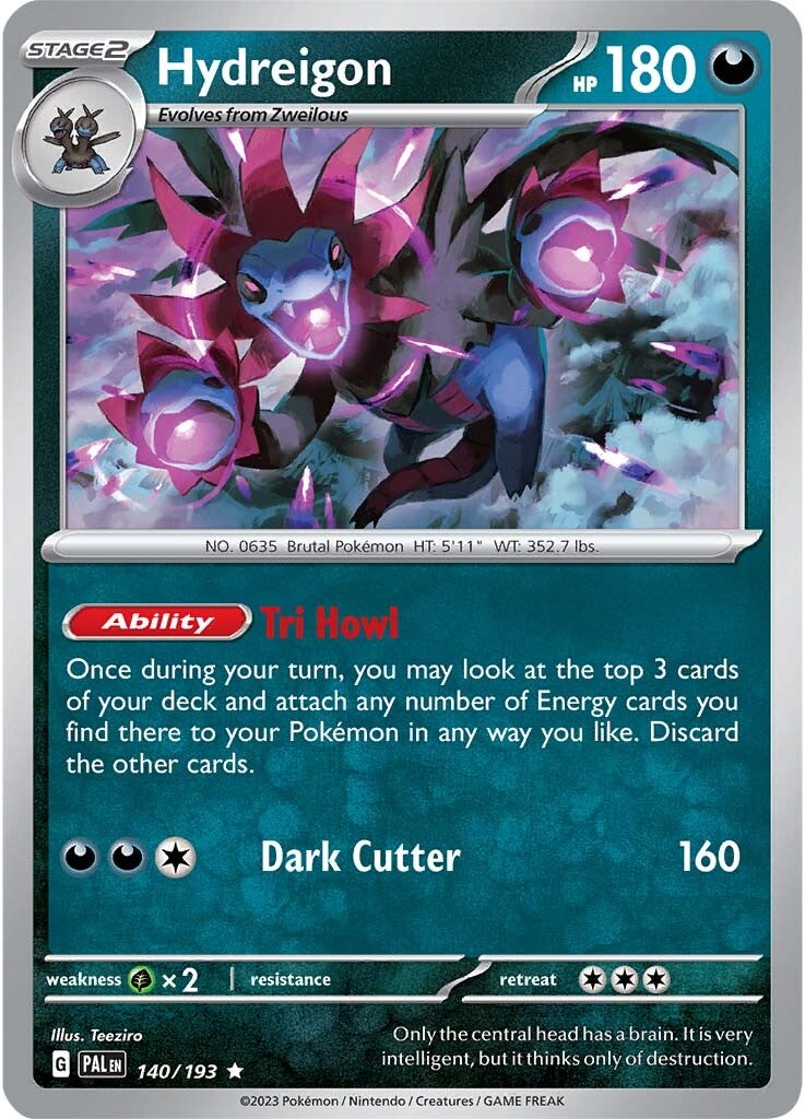 Hydreigon (140/193) [Scarlet & Violet: Paldea Evolved] | Infinity Cards & Collectibles