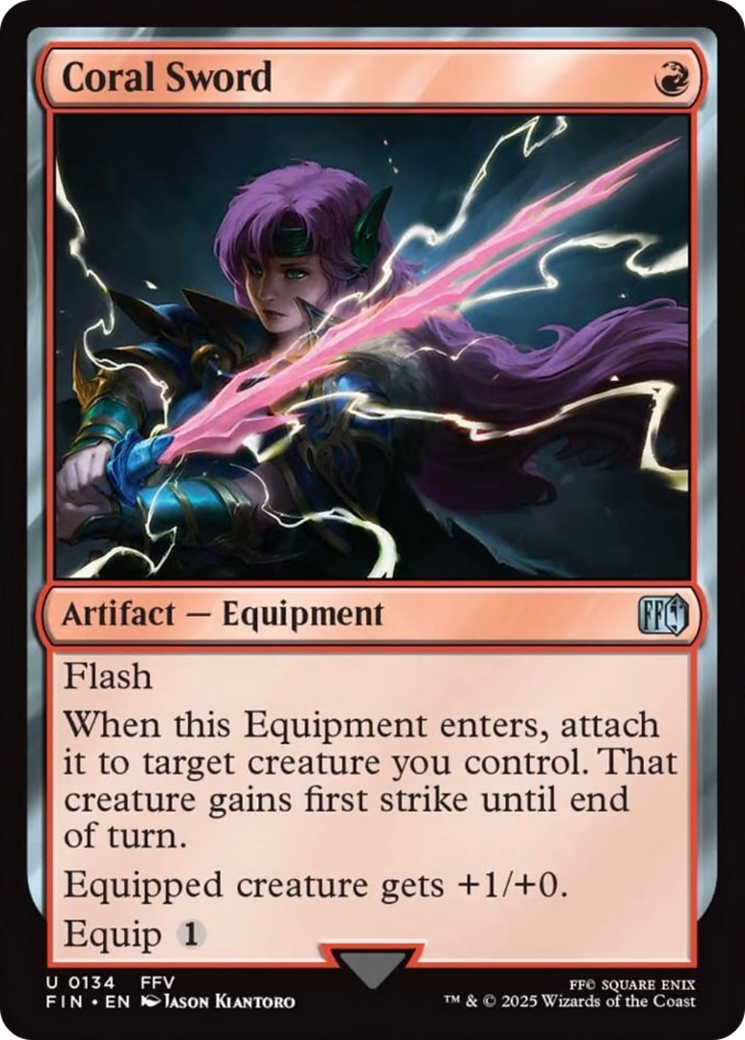 Coral Sword [FINAL FANTASY] | Infinity Cards & Collectibles