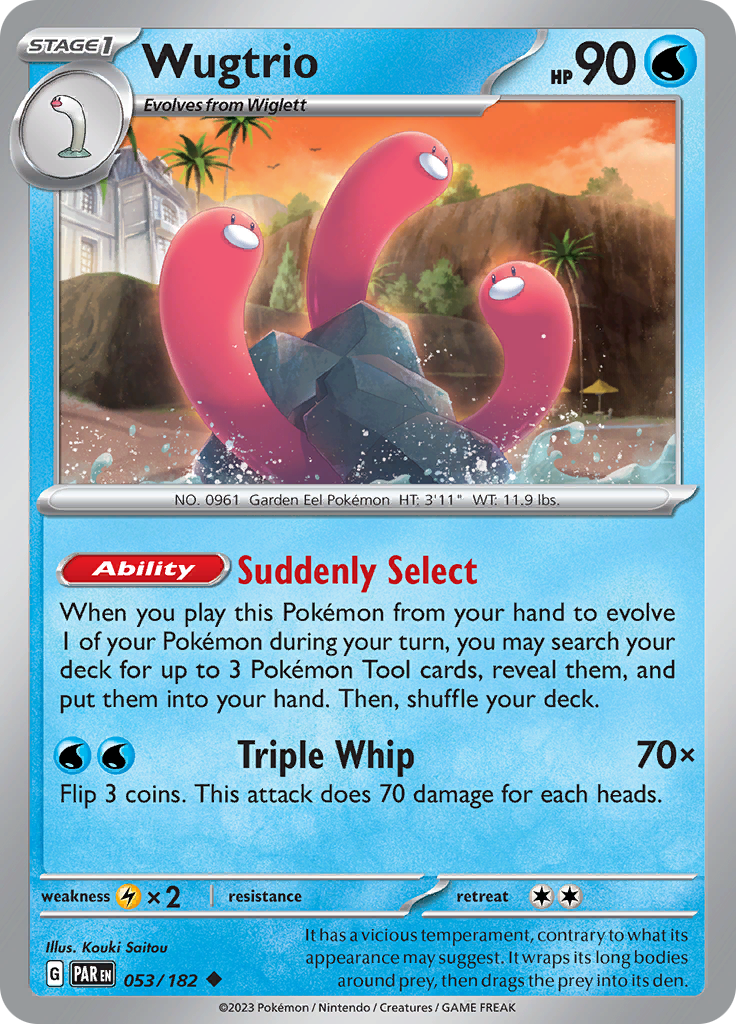 Wugtrio (053/182) [Scarlet & Violet: Paradox Rift] | Infinity Cards & Collectibles
