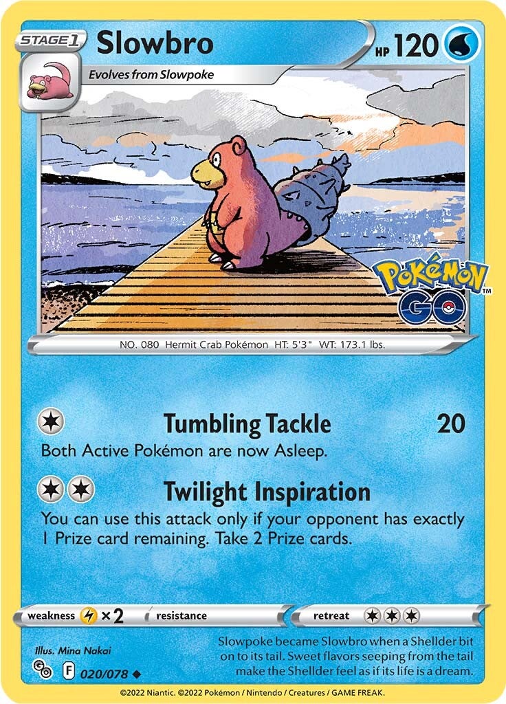 Slowbro (020/078) [Pokémon GO] | Infinity Cards & Collectibles