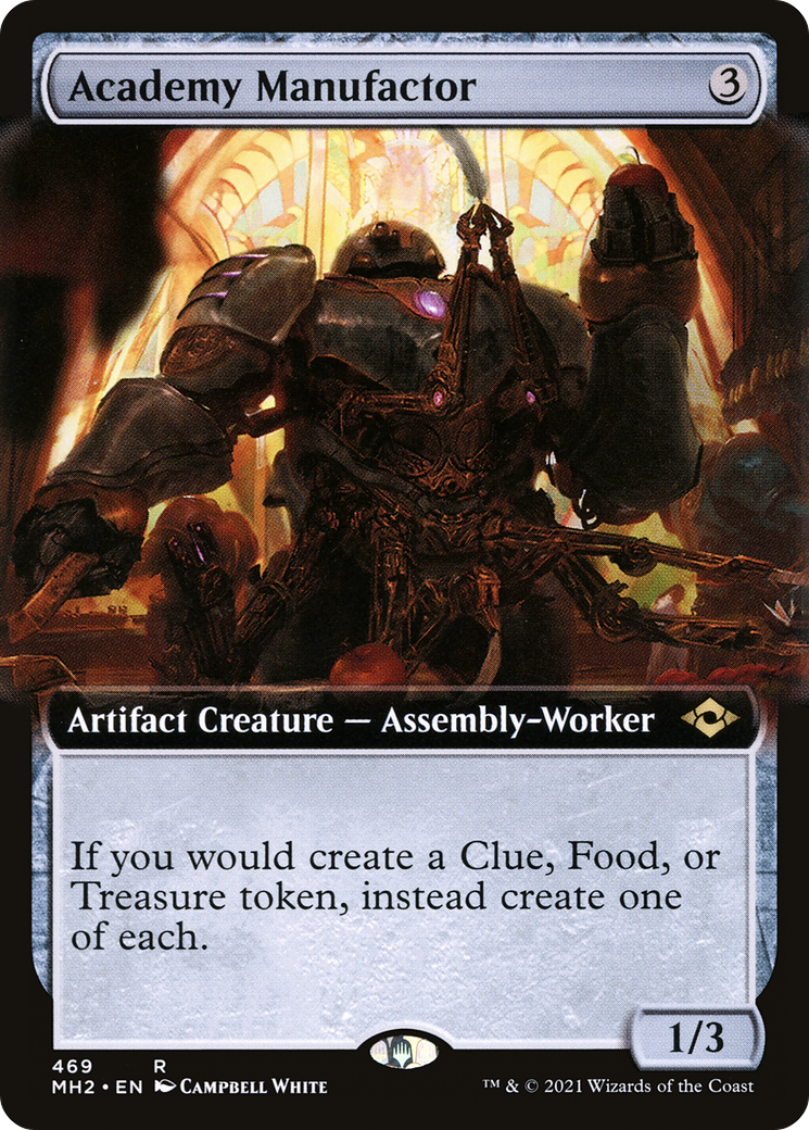 Academy Manufactor (Extended Art) (MH2-469) - Modern Horizons 2: (Extended Art) Foil