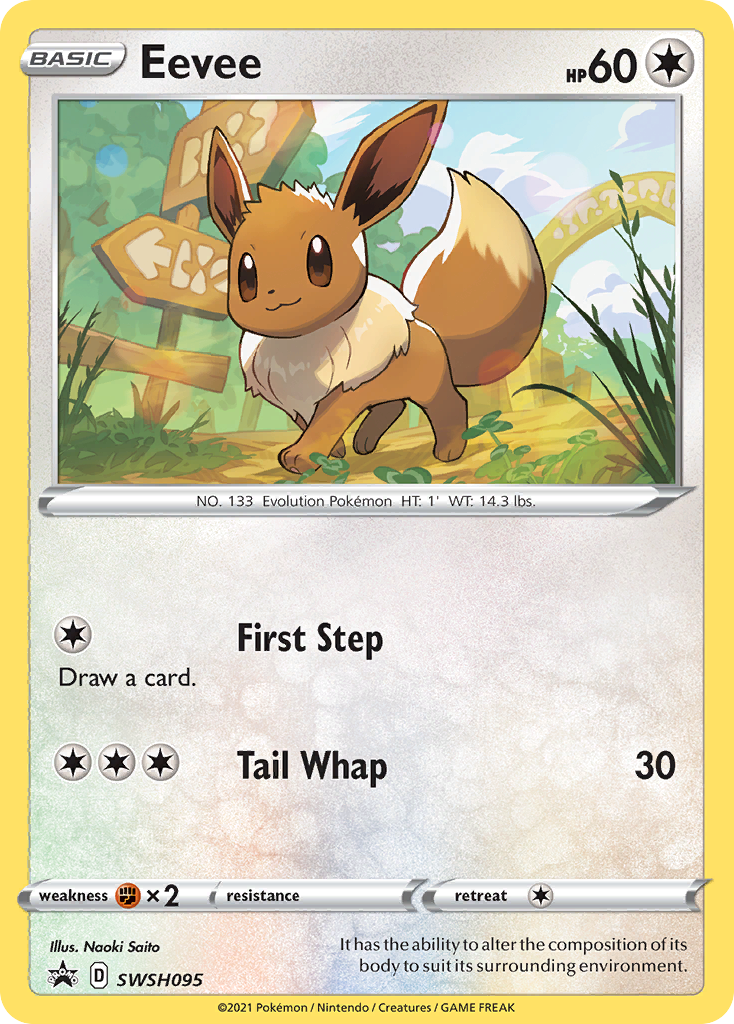 Eevee (SWSH095) [Sword & Shield: Black Star Promos] | Infinity Cards & Collectibles