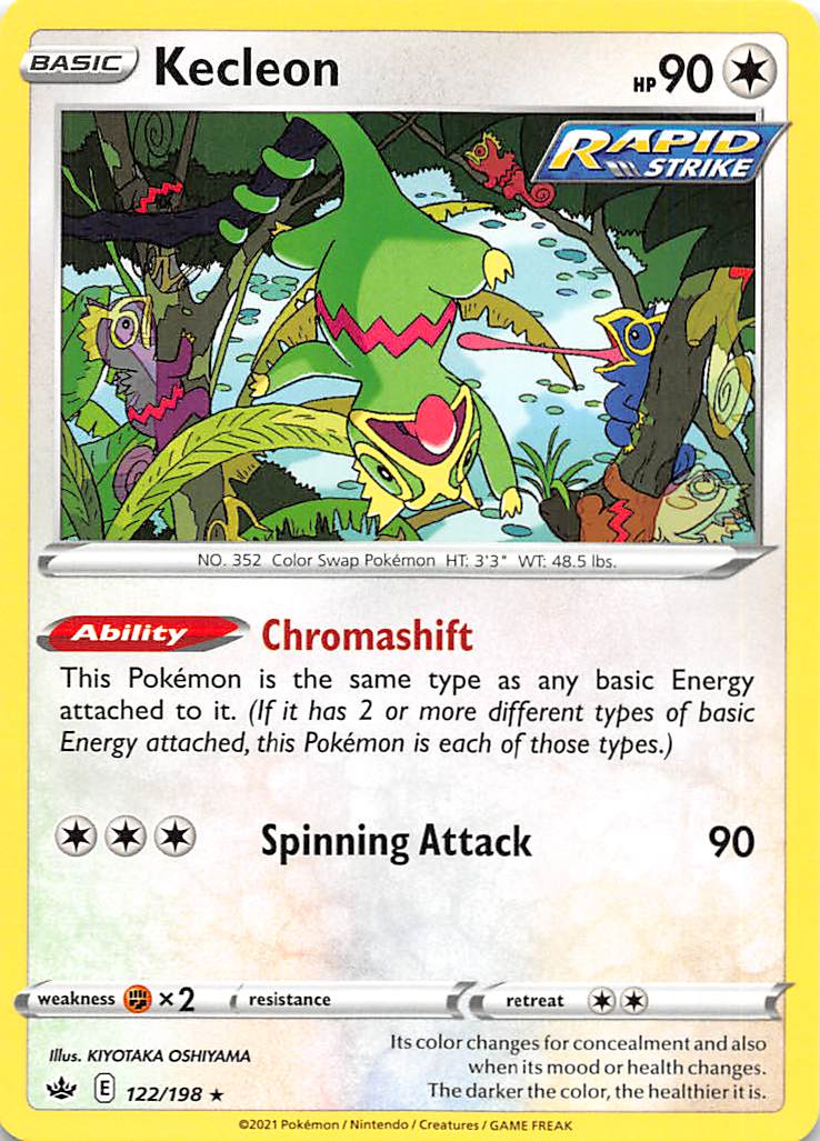 Kecleon (122/198) [Sword & Shield: Chilling Reign] | Infinity Cards & Collectibles
