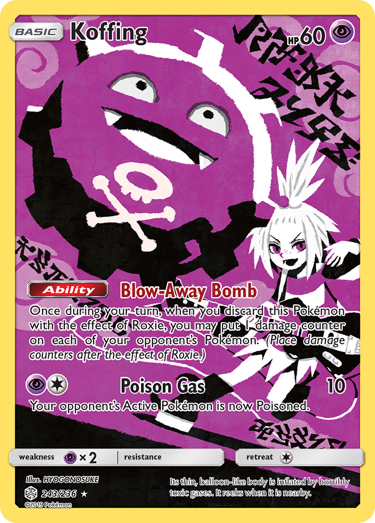 Koffing (243/236) [Sun & Moon: Cosmic Eclipse] | Infinity Cards & Collectibles