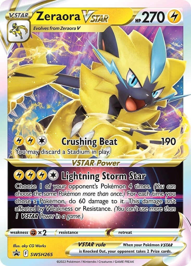 Zeraora VSTAR (SWSH265) [Sword & Shield: Black Star Promos] | Infinity Cards & Collectibles