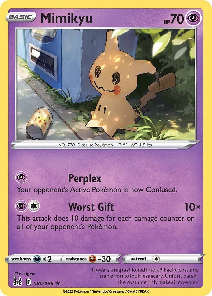 Mimikyu (080/196) [Sword & Shield: Lost Origin] | Infinity Cards & Collectibles