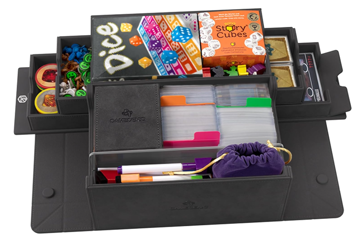 GameGenic Card Deck Box – Games’ Lair Black 600CT
