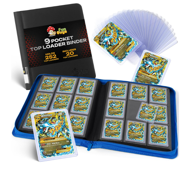 FunGuys Ultra Guard Toploader Binder - 9 pocket