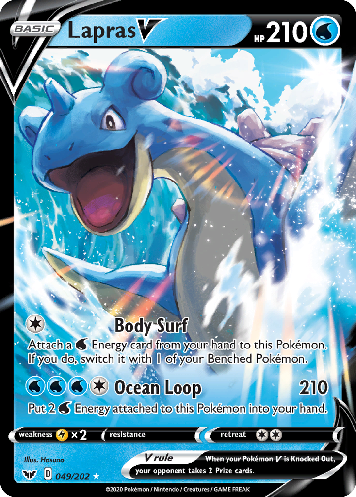 Lapras V (049/202) [Sword & Shield: Base Set] | Infinity Cards & Collectibles
