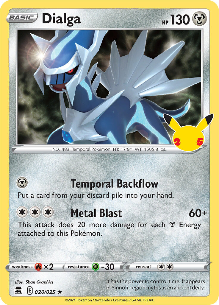 Dialga (020/025) [Celebrations: 25th Anniversary] | Infinity Cards & Collectibles