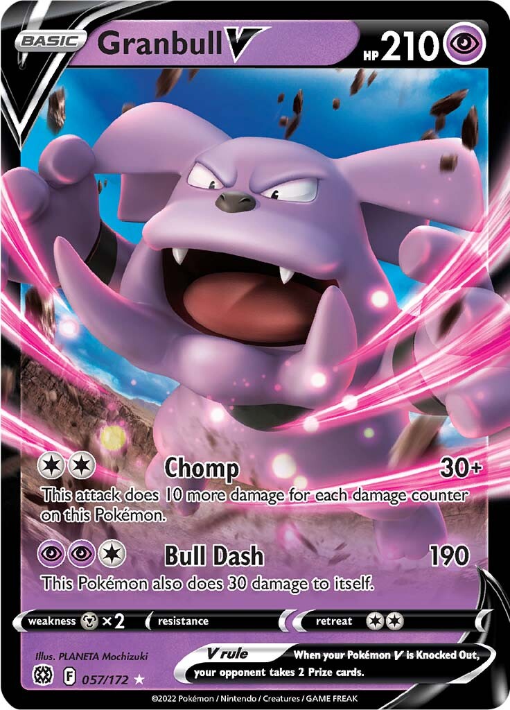 Granbull V (057/172) [Sword & Shield: Brilliant Stars] | Infinity Cards & Collectibles