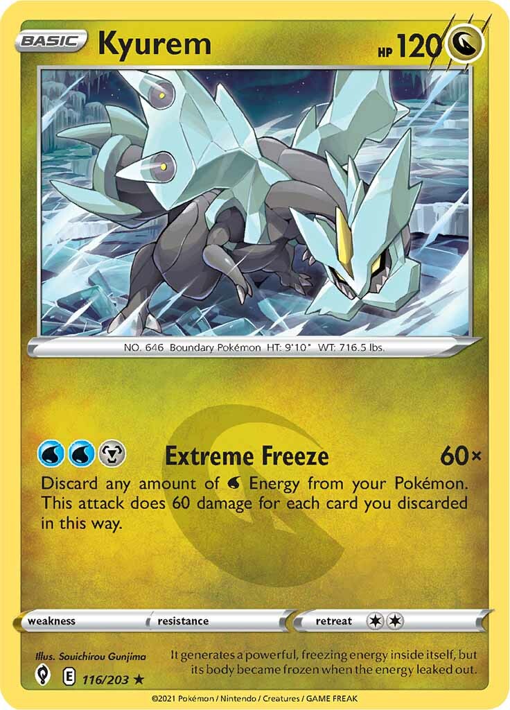Kyurem (116/203) [Sword & Shield: Evolving Skies] | Infinity Cards & Collectibles