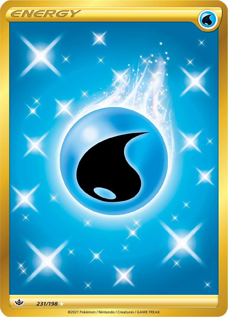 Water Energy (231/198) [Sword & Shield: Chilling Reign] | Infinity Cards & Collectibles