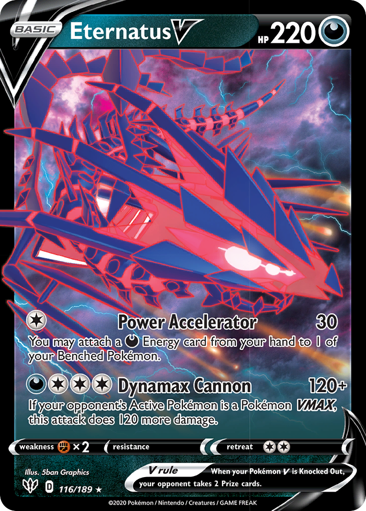 Eternatus V (116/189) [Sword & Shield: Darkness Ablaze] | Infinity Cards & Collectibles
