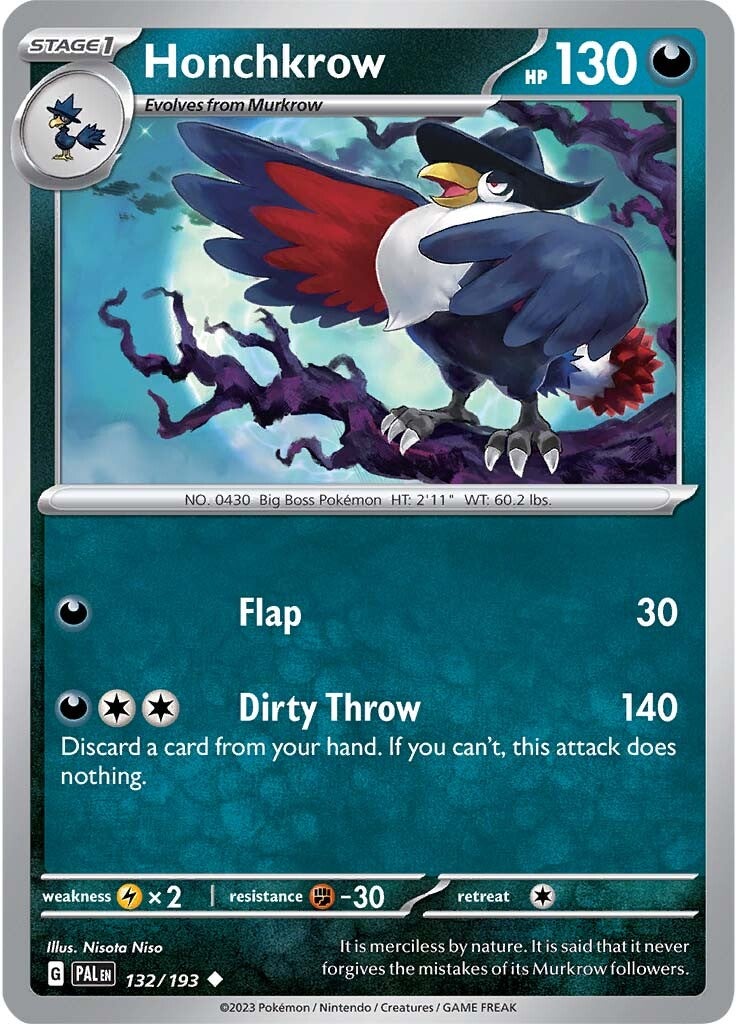 Honchkrow (132/193) [Scarlet & Violet: Paldea Evolved] | Infinity Cards & Collectibles