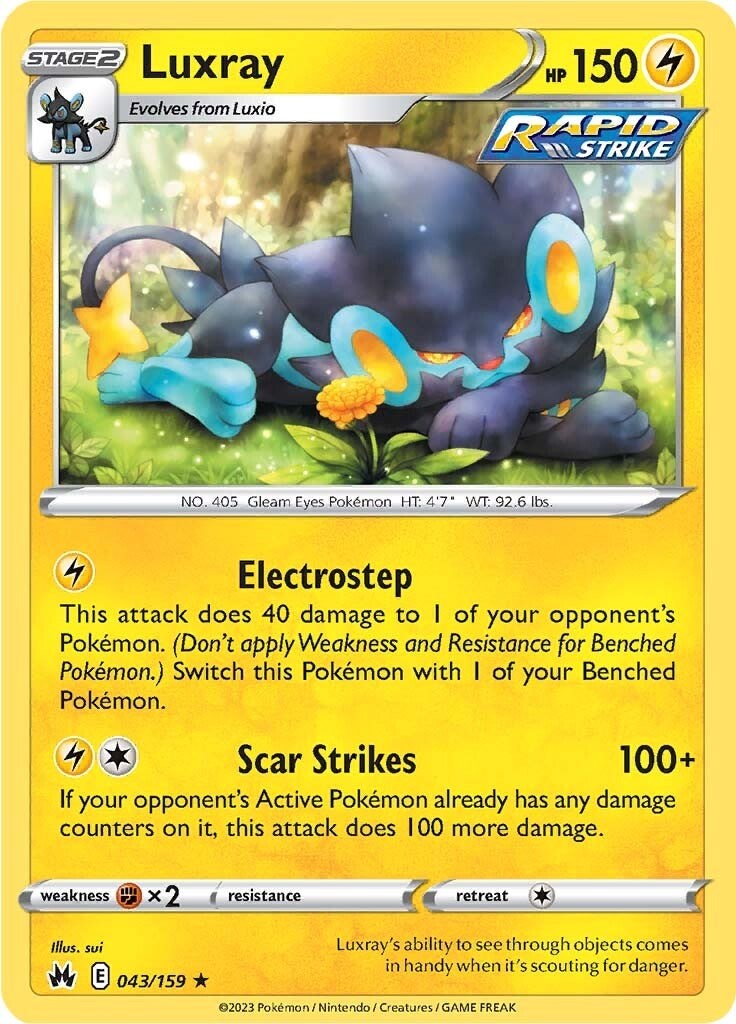 Luxray (043/159) (43) [Sword & Shield: Crown Zenith] | Infinity Cards & Collectibles