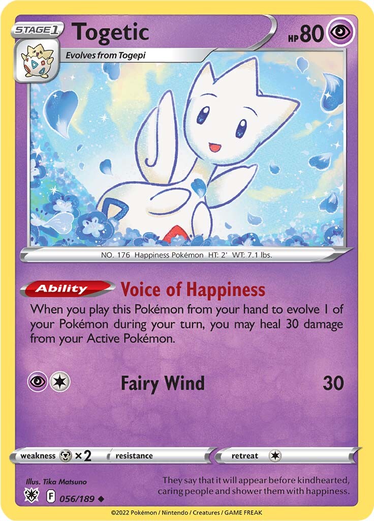 Togetic (056/189) [Sword & Shield: Astral Radiance] | Infinity Cards & Collectibles
