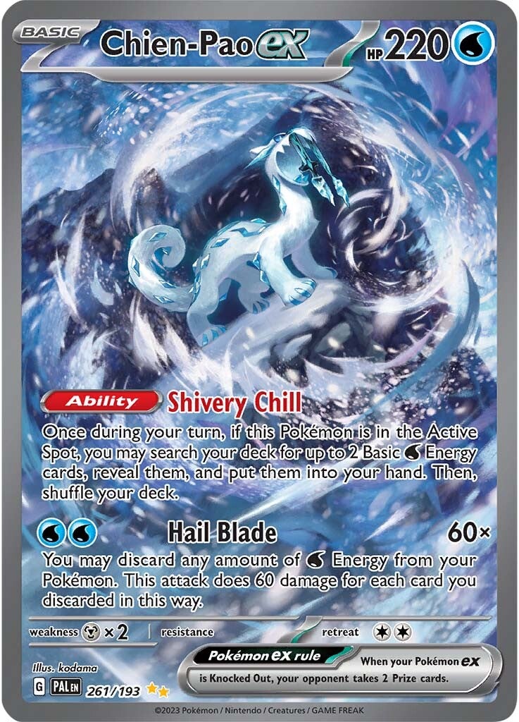Chien-Pao ex (261/193) [Scarlet & Violet: Paldea Evolved] | Infinity Cards & Collectibles