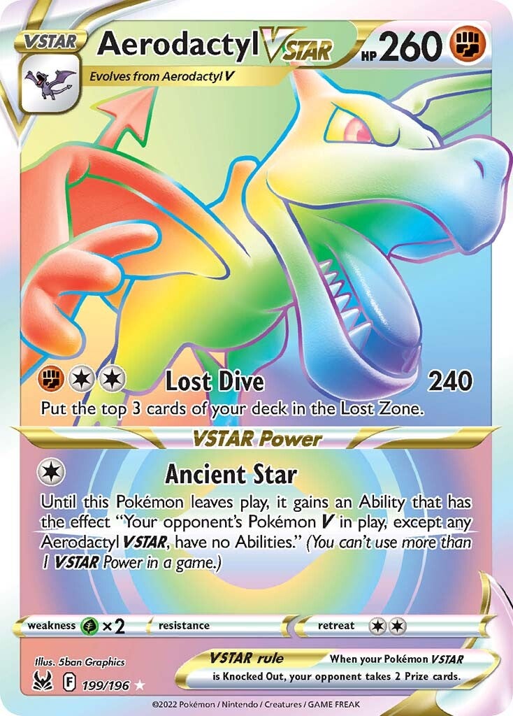 Aerodactyl VSTAR (199/196) [Sword & Shield: Lost Origin] | Infinity Cards & Collectibles