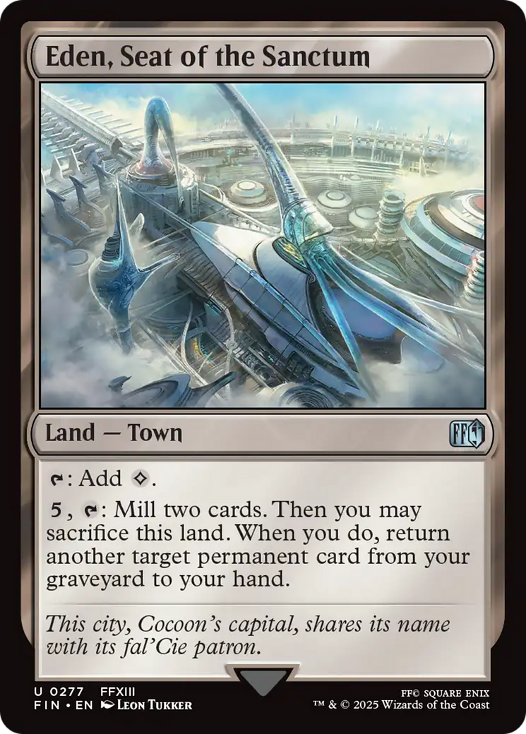 Eden, Seat of the Sanctum [FINAL FANTASY] | Infinity Cards & Collectibles