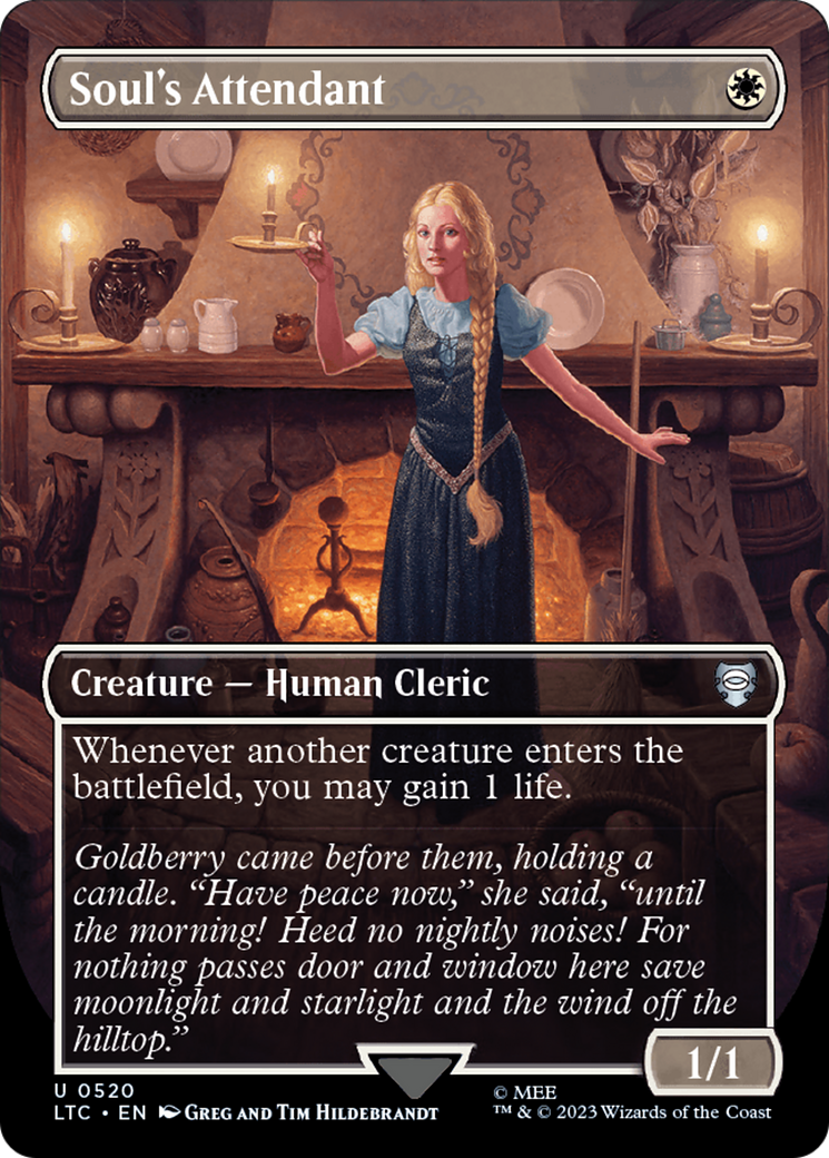 Soul's Attendant (Borderless) [The Lord of the Rings: Tales of Middle-Earth Commander] | Infinity Cards & Collectibles