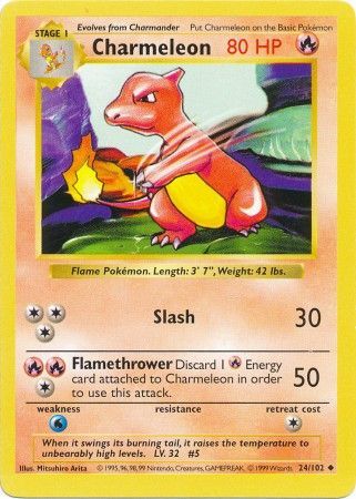 Charmeleon (24/102) [Base Set Shadowless Unlimited] | Infinity Cards & Collectibles