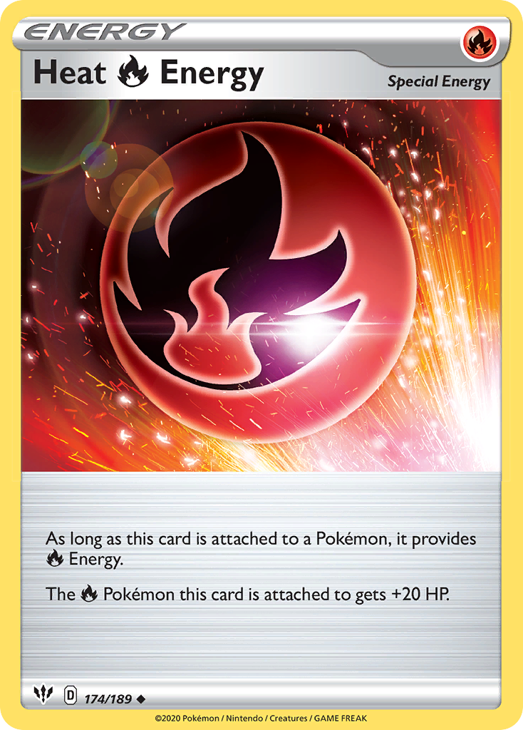Heat Fire Energy (174/189) [Sword & Shield: Darkness Ablaze] | Infinity Cards & Collectibles