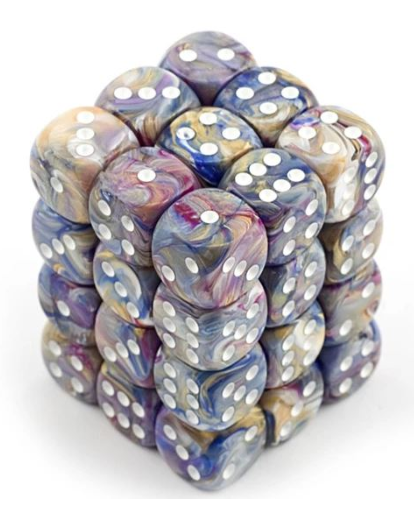 Chessex Dice Set - Carousel/White - 12mm