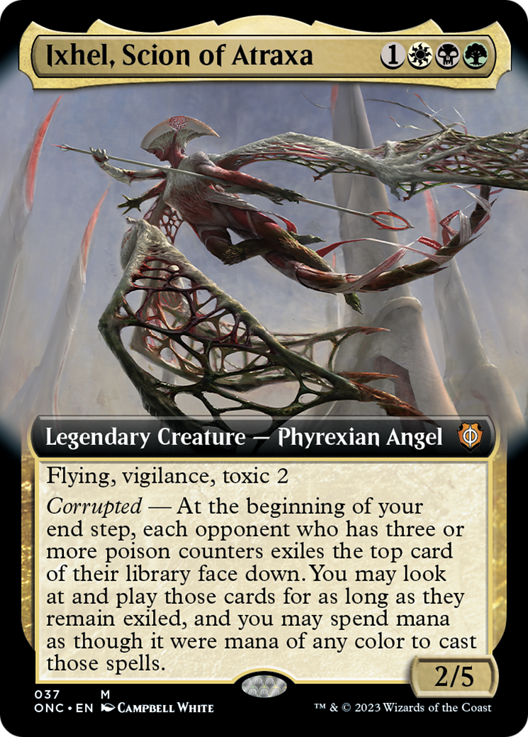 Ixhel, Scion of Atraxa (Extended Art) [Phyrexia: All Will Be One Commander] | Infinity Cards & Collectibles