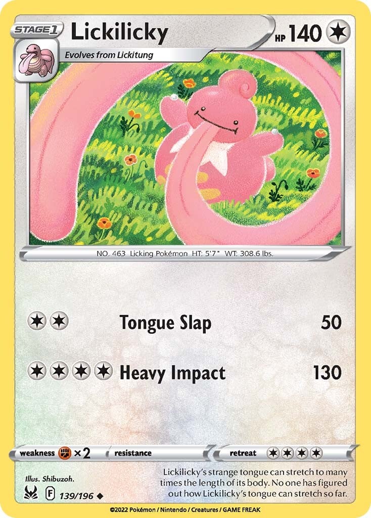 Lickilicky (139/196) [Sword & Shield: Lost Origin] | Infinity Cards & Collectibles