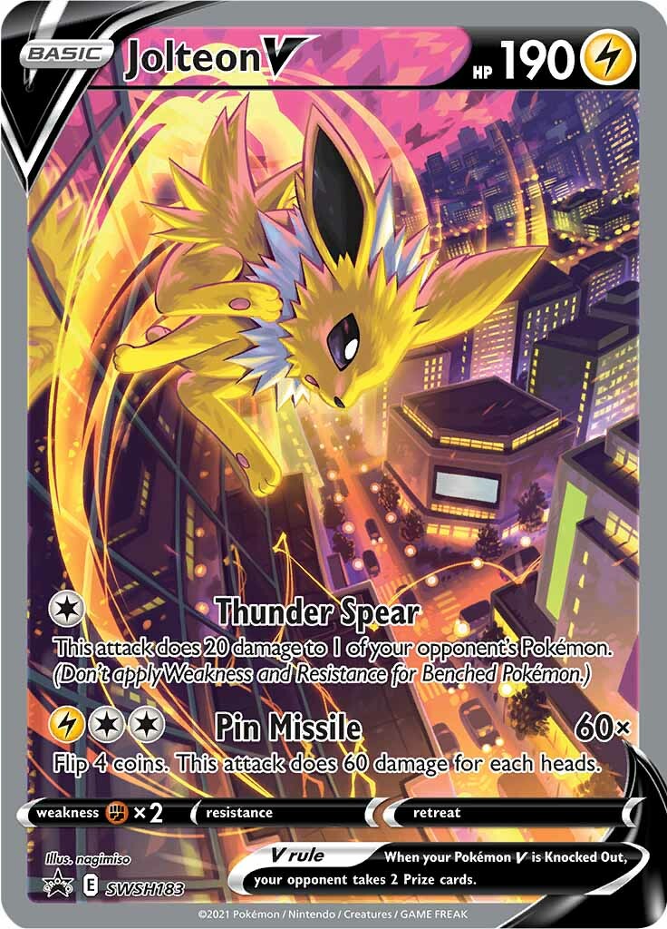 Jolteon V (SWSH183) [Sword & Shield: Black Star Promos] | Infinity Cards & Collectibles
