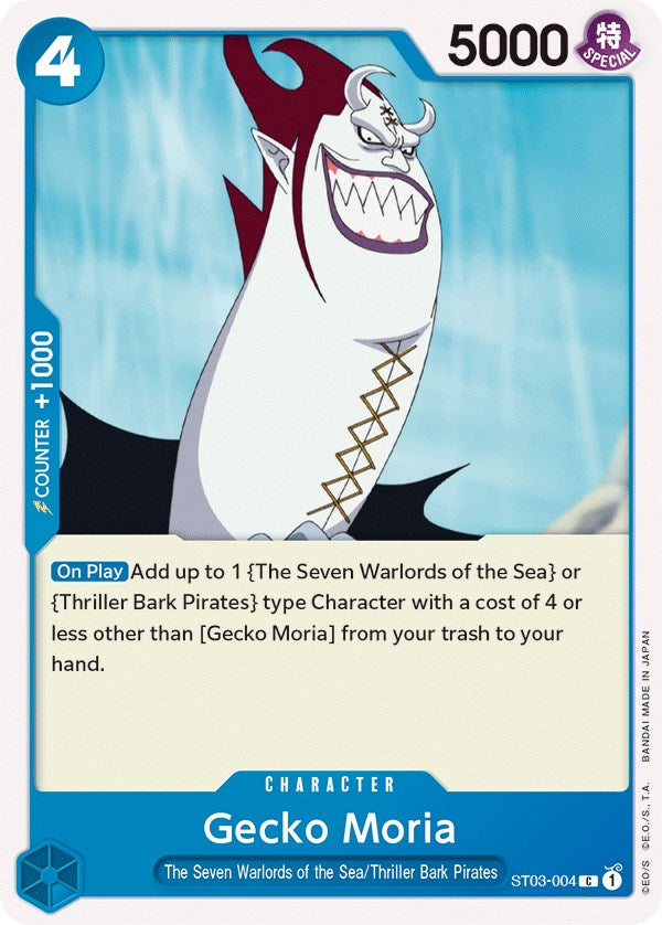 Gecko Moria [Starter Deck: The Seven Warlords of The Sea] | Infinity Cards & Collectibles