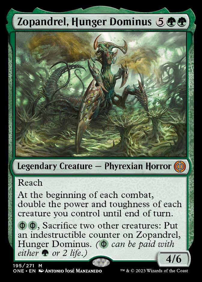 Zopandrel, Hunger Dominus [Phyrexia: All Will Be One] | Infinity Cards & Collectibles