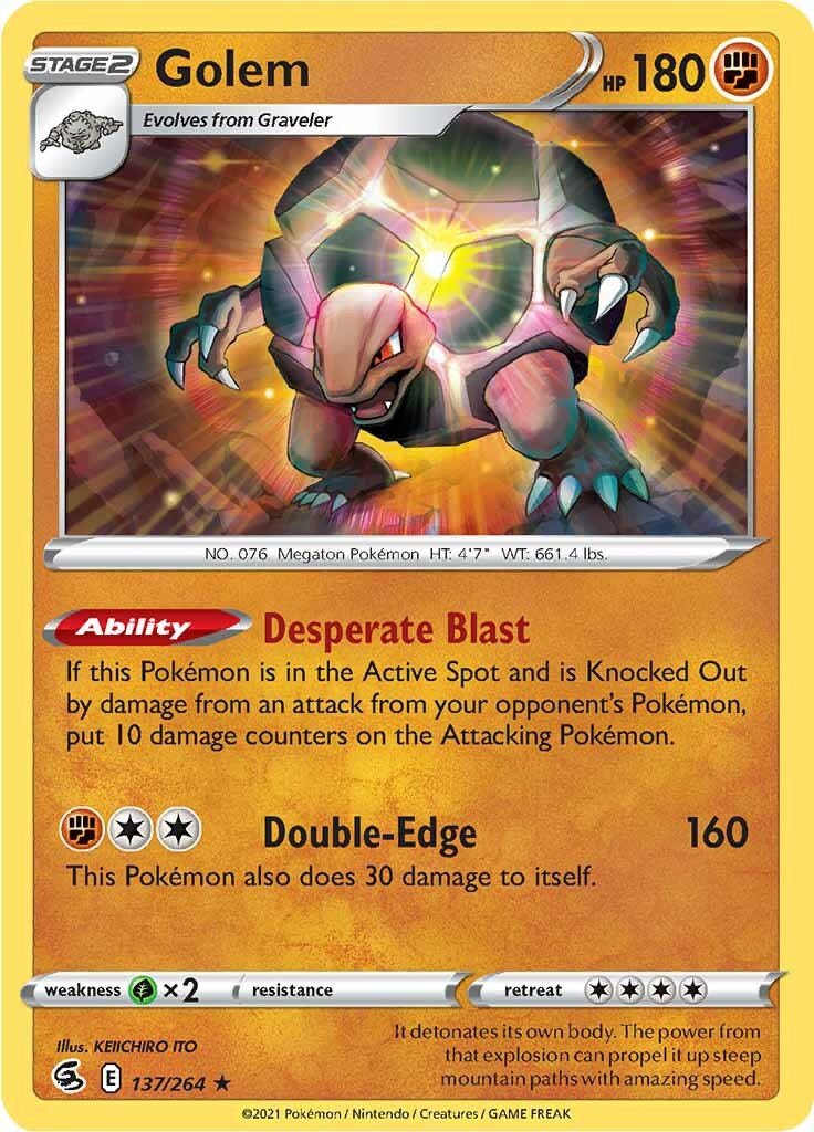 Golem (137/264) [Sword & Shield: Fusion Strike] | Infinity Cards & Collectibles