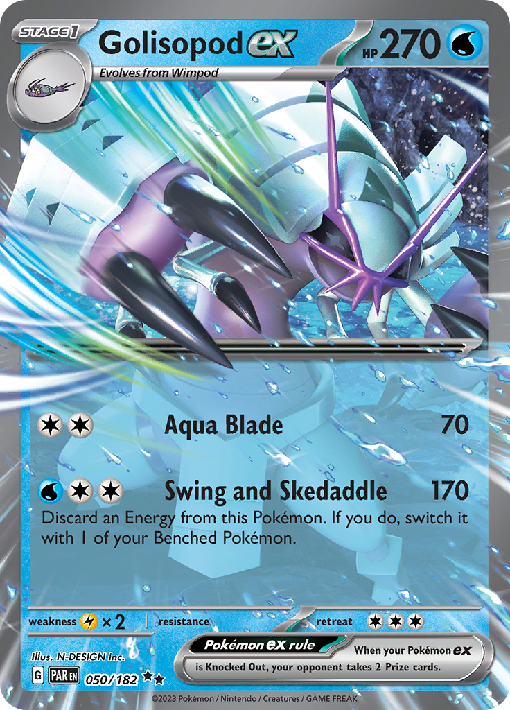 Golisopod ex (050/182) [Scarlet & Violet: Paradox Rift] | Infinity Cards & Collectibles