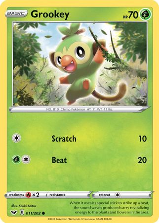 Grookey (011/202) (Premium Collection) [Sword & Shield: Base Set] | Infinity Cards & Collectibles