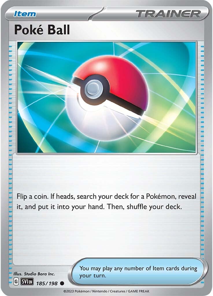 Poke Ball (185/198) [Scarlet & Violet: Base Set] | Infinity Cards & Collectibles