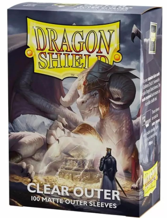 Dragon Shield Sleeves - Perfect Fit Outer Sleeves - CLEAR 100ct