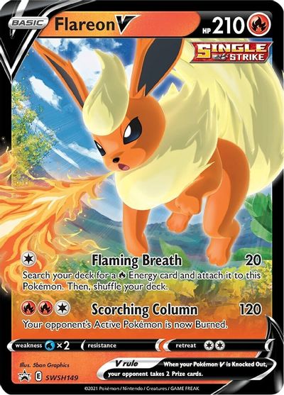 Flareon V (SWSH149) [Sword & Shield: Black Star Promos] | Infinity Cards & Collectibles